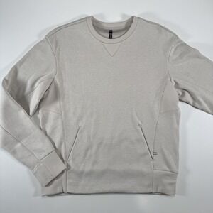 KUHL Kozy Crew Sweatshirt Womens Small‎ Ivory Fleece Lined Pockets Never Worn